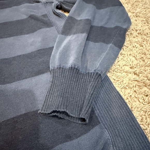 Lucky Brand Sweater Mens XL Striped‎ Crewneck Pullover Vintage Inspired - Picture 3 of 7